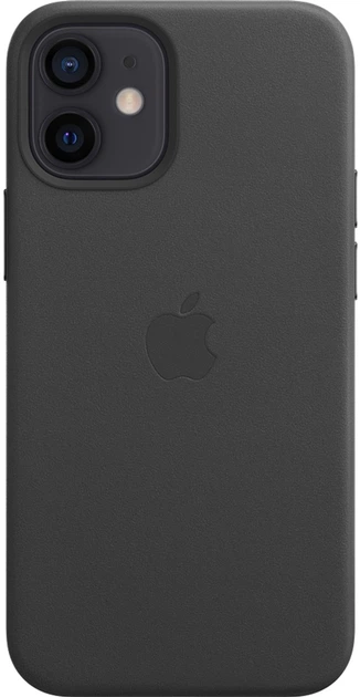 Панель Apple MagSafe Leather Case для Apple iPhone 12 mini Black (MHKA3) - зображення 5