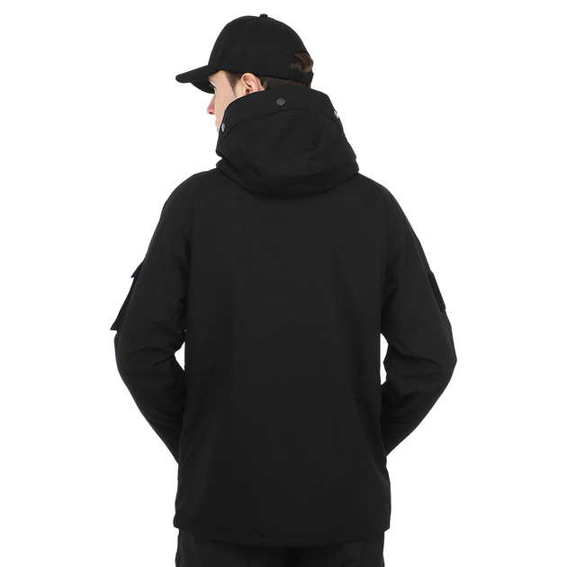 Куртка флісова Military Rangers CO-8573 розмір M Колір: Чорний - зображення 2