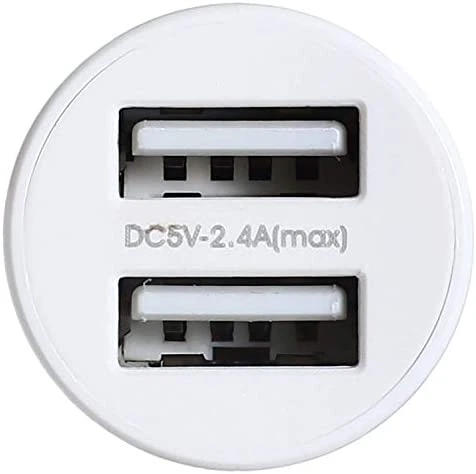 Автомобільний ЗП Remax RCC-219 Roki 2.4A 2USB white - зображення 2