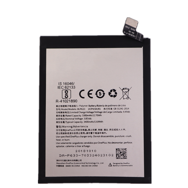 Batterie pour OnePlus 3T (A3010) + Set de micro vissage - BLP633 (3400mAh)  Batterie de remplacement - Cdiscount Téléphonie
