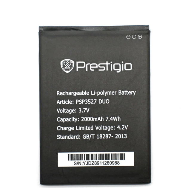 Акумулятор Prestigio Muze A5, Wize N3, Wize NX3, Wize NK3 / 3506/ 3507/ 3517/ 3527/ 5502 [Original PRC] 12 міс. гарантії - зображення 6