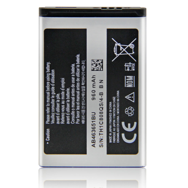 Акумулятор Samsung GT-S5610 - AB463651BU/E/C - 960 mAh [Original PRC ...