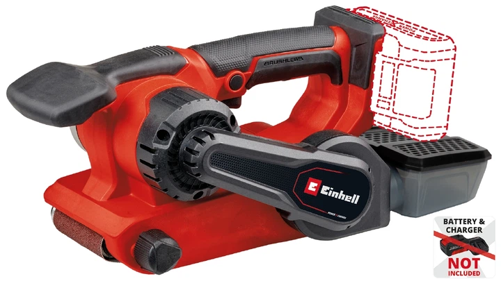 Szlifierka taśmowa akumulatorowa Einhell X-Change TP-BS 18/457 Li BL - Solo (4466270) - obraz 4