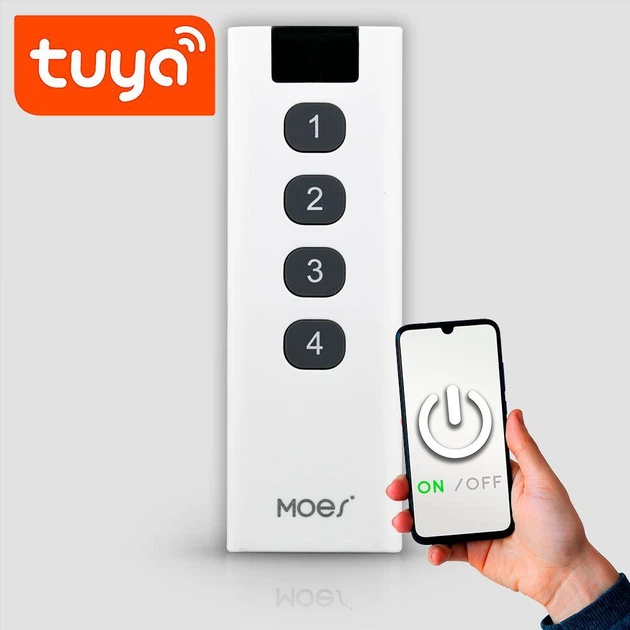 Пульт керування Zigbee Moes remote control (4 кнопки) - изображение 3