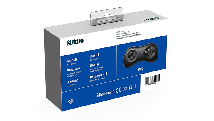 Геймпад Бездротовий 8BitDo Switch M30 Sega Black - зображення 7