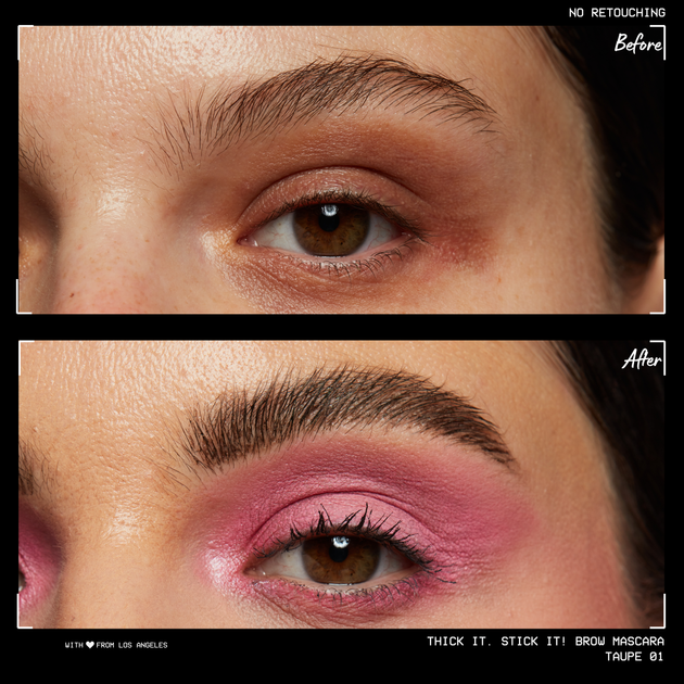 Туш для брів NYX Professional Makeup Thick It Stick It 01 Taupе 7 мл (0800897129880) - зображення 4