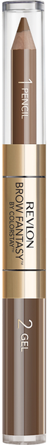 Олівець та гель для брів Revlon Brow Fantasy by ColorStay 105 Brunette 0.31 г + 1.18 мл (0309975764024) - зображення 1