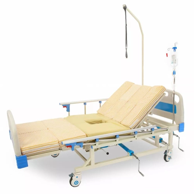 Ліжко з туалетом та функцією бокового перевороту для тяжкохворих MED1-H03 - зображення 2
