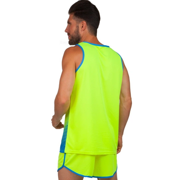 Форма для легкой атлетики мужская Zelart Lidong 8311 размер M (150-160см) Green-Blue - изображение 2