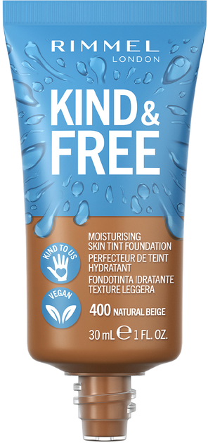 Podkład Rimmel Kind & Free 400 Natural Beige 30 ml (3616302990139) - obraz 2