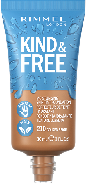 Podkład Rimmel Kind & Free 210 Golden Beige 30 ml (3616302990184) - obraz 2