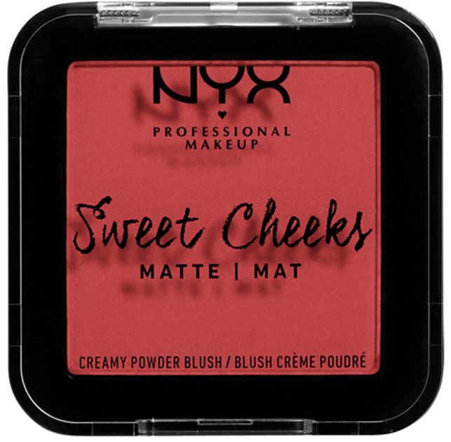 Róże do policzków NYX Professional Makeup Sweet Cheeks Creamy Powder Blush Matte z matowym wykończeniem 04 Citrine rose 5 g (0800897191825) - obraz 1