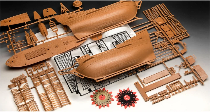 Сборная модель-копия Revell Набор Корабль Mayflower Уровень 4 Масштаб 1:83 (RVL-05684) - изображение 8