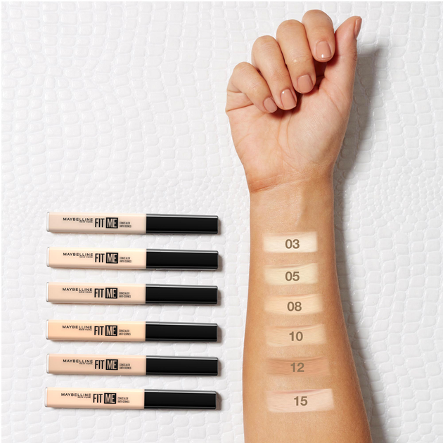 Korektor Maybelline New York Fit Me Matte 15 Fair 6,8 ml (0000030096592) - obraz 4