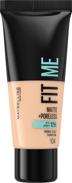 Тональний крем Maybelline New York Fit Me матуючий 104 Ванильно-бежевий 30 мл (3600531369408) - зображення 1