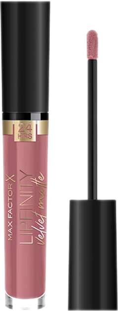 Помада рідка матова Max Factor Lipfinity Velvet Matte № 20 Coco Creme 3.5 мл (8005610629650) - зображення 4