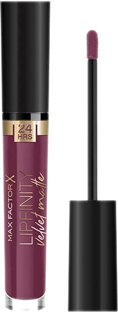 Pomadka w płynie Max Factor Lipfinity Velvet matowa No. 50 Satin Berry 3,5 ml (8005610629896) - obraz 4