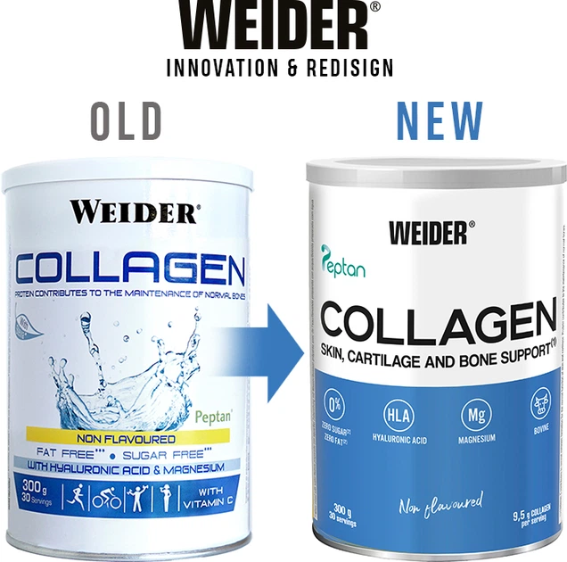 Харчова добавка Weider Collagen Peptan 300 г (8414192309032) - зображення 2