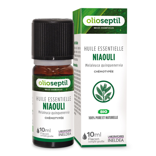 Ефірна олія Найолі Olioseptil / HUILE ESSENTIELLE NIAOULI - Хемотипована органічна HEBBD, 10 мл (OL22) 