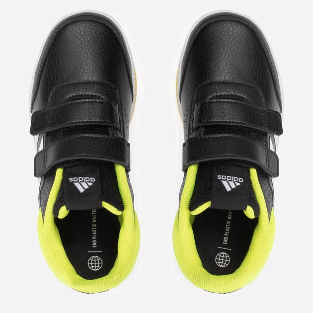 Buty sportowe chłopięce na rzepy adidas Tensaur Sport 2.0 CF GW6441 34 Czarne z żółtym (4065426084627) - obraz 7