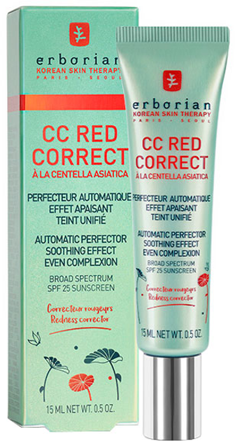 CC krem Erborian Red Correct korygujący 15 ml (6AA30211) (8809255783780) - obraz 1