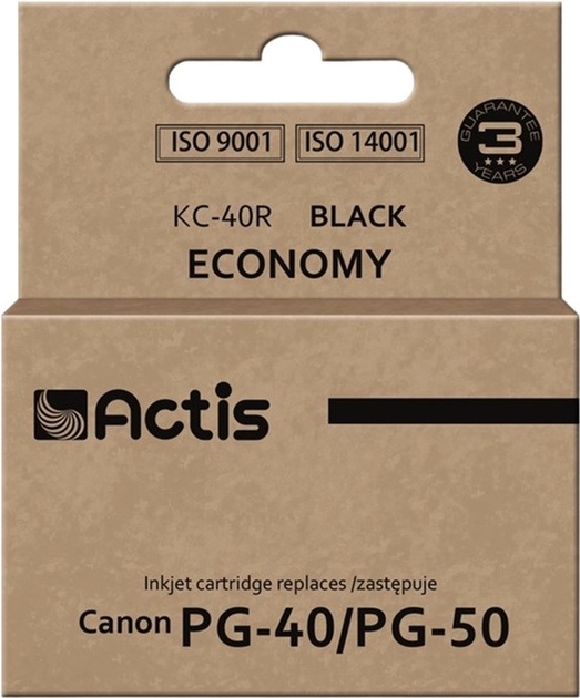 Картридж ACTIS KC-40R для Canon PG-40/PG-50 Black - зображення 1