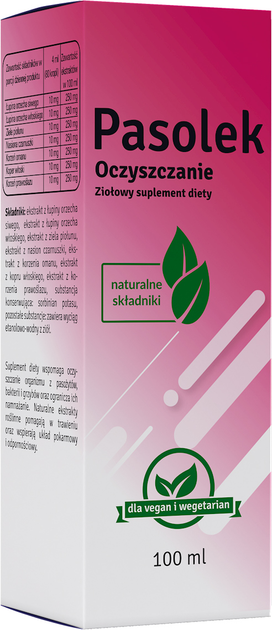 Ziołowy suplement diety Pasoleq 100 ml (5905036229706) - obraz 1