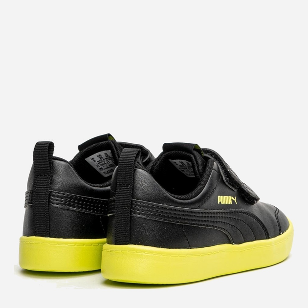 Дитячі кросівки для хлопчика Puma Courtflex v2 V Inf 37154421 24 Чорні (4063699596854) - зображення 4