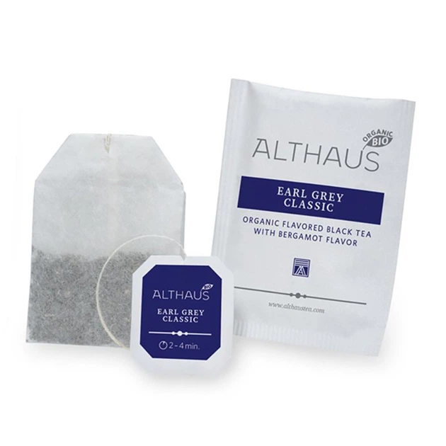 Чай чорний з бергамотом пакетований Althaus Earl Grey Classic (Сірий Граф) Deli Packs 20 пакетиків по 1,75г - зображення 2