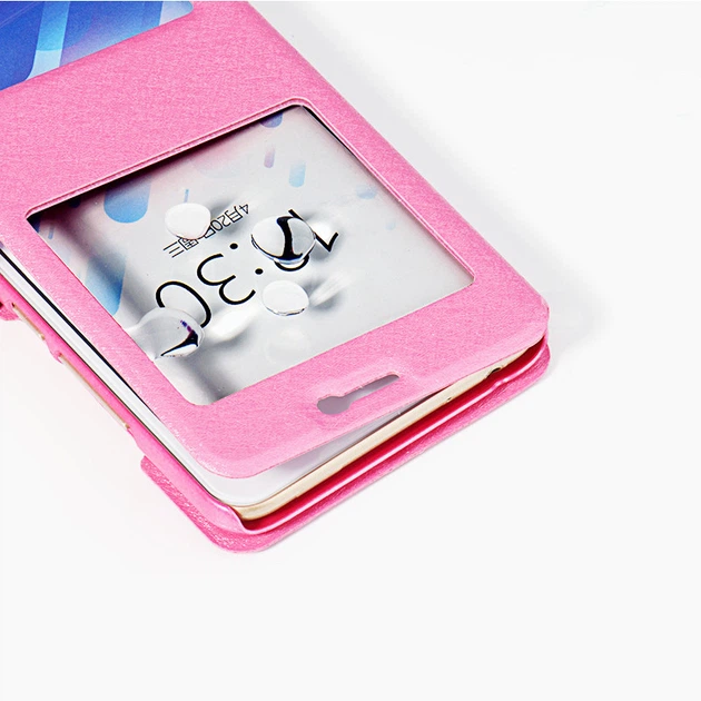 Чохол Window для Meizu M5S книжка з віконцем Pink - зображення 7