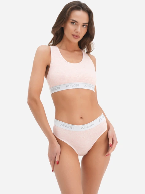 Спортивный бюстгальтер Apriori Sport Фламинго AU-0310013 XL Светло-розовый (ROZ6400038991) - Фото 5 Спортивный бюстгальтер Apriori Sport Фламинго AU-0310013 XL Светло-розовый (ROZ6400038991) - изображение 5