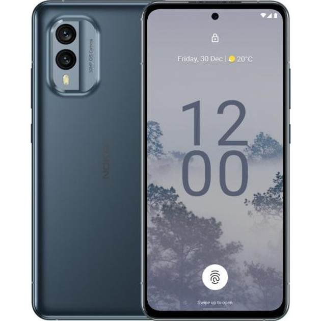 Мобильный телефон Nokia X30 8/256GB Cloudy Blue – фото, отзывы ...