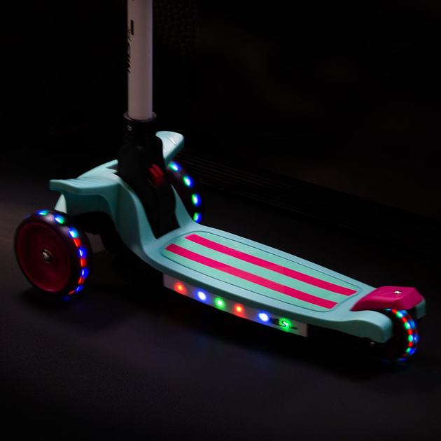 Самокат дитячий Nils Extreme Fun HLB10 LED М'ятовий (16-51-062) - зображення 10