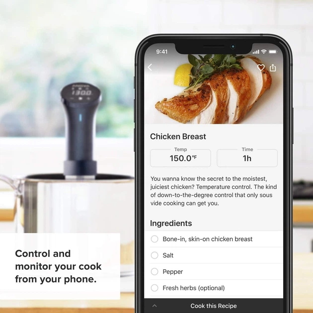 Су-вид Anova Precision Cooker + контейнер Sous Vide S989 с крышкой (12 л) - изображение 6