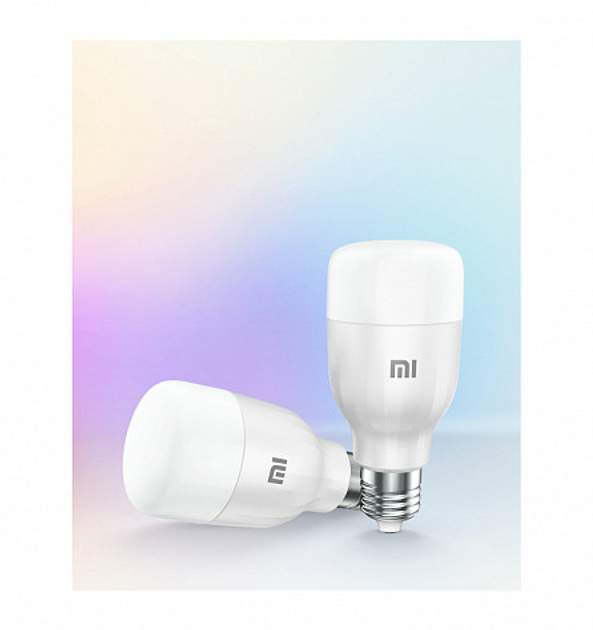 Умная лампа Mi Smart LED Bulb E27 Wi-Fi Colorful (MJDPL01YL, GPX4021GL ...
