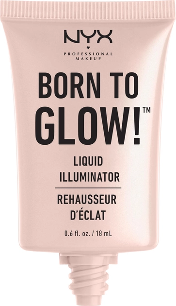 Rozświetlacz w płynie NYX Professional Makeup Born To Glow Liquid Illuminator LI01 - Sunbeam 15 ml (0800897818432) - obraz 2