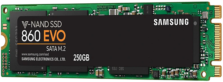 SSD диск Samsung 860 Evo-Series 250GB M.2 SATA III V-NAND MLC (MZ-N6E250BW) - изображение 3