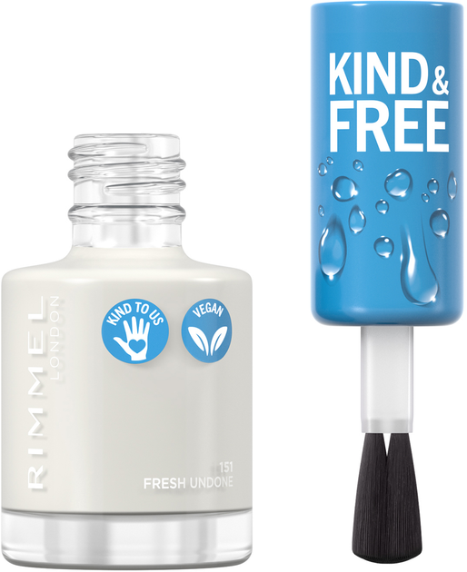 Lakier do paznokci Rimmel Kind & Free 151 Fresh Undone 8 ml (3616302990665) - obraz 2