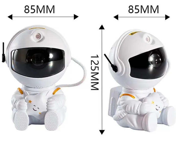 Проектор звездного неба, ночник лазерный на пульту Astro Star Mini - White Космонавт (Cветильник LED ночник) - изображение 6