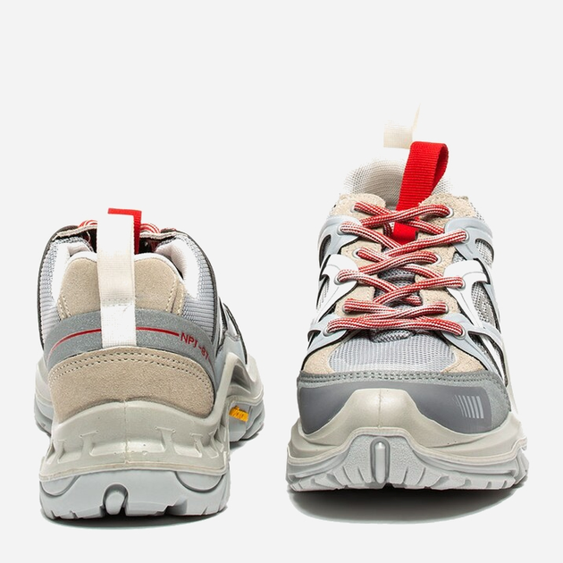 Buty trekkingowe damskie Napapijri Woman Suede/Nylon Trail Running NA4DZCCO-002 37 Szare (193395457730) - obraz 4