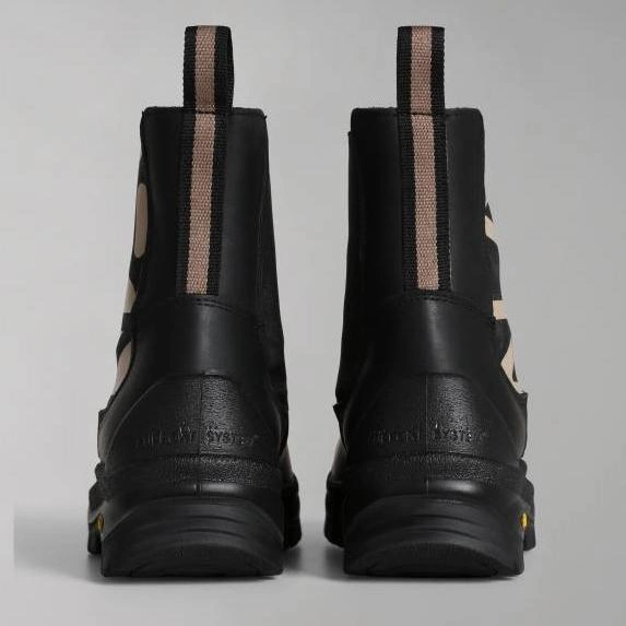 Жіночі челсі високі Napapijri Woman Leather Chelsea Boot NP0A4H7B-041 37 Чорні (196011577423) - зображення 2