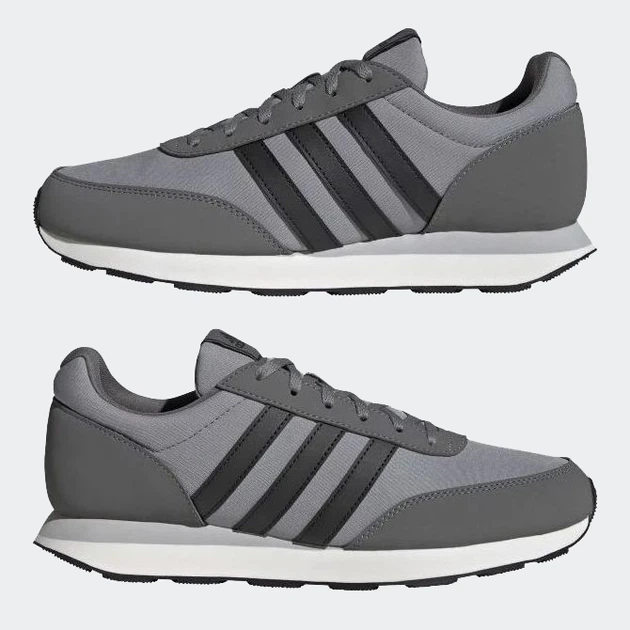 Sneakersy męskie adidas Run 60S 3.0 HP2259 40.5 (7UK) 25.5 cm Szare (4066748791576) - obraz 6