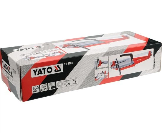 Плиткоріз ручний YATO одна напрямна зі ковзним повзунком 63см (YT-3703) - зображення 2
