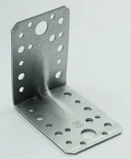 Уголок крепежный с ребром жесткости Strong 90x90x65x1,8мм (94205594 ...