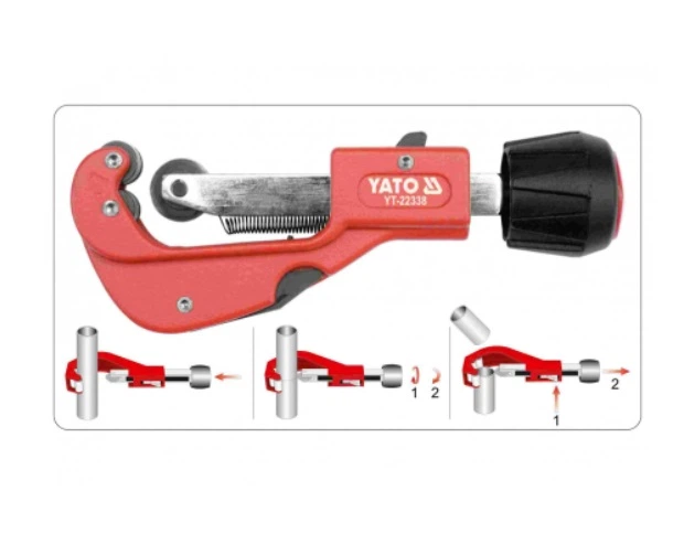Труборез для труб YATO 1/10"-5/4" 3-32мм (YT-22338) - Фото 2 Труборез для труб YATO 1/10"-5/4" 3-32мм (YT-22338) - изображение 2