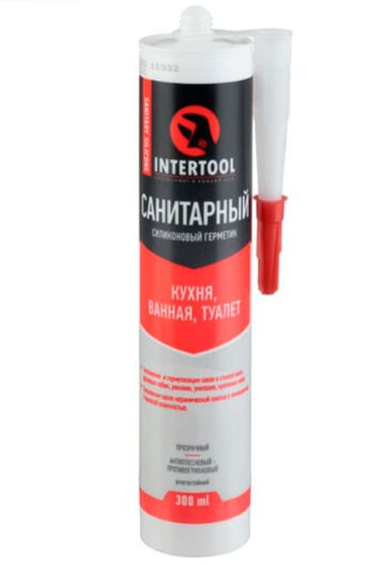 Герметик INTERTOOL білий 300мл (FS-3031) - зображення 1