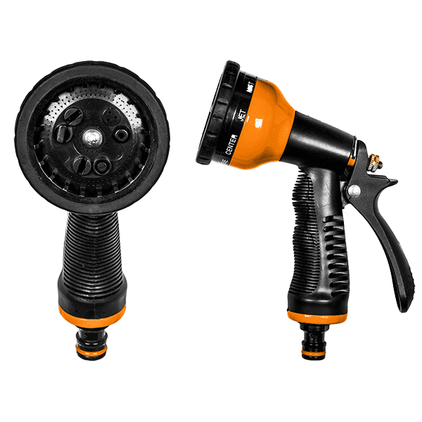 Пистолет для полива Bradas PROFI металлический, 9 функций ECO-KT4656B - Фото 1 Пистолет для полива Bradas PROFI металлический, 9 функций ECO-KT4656B - изображение 1