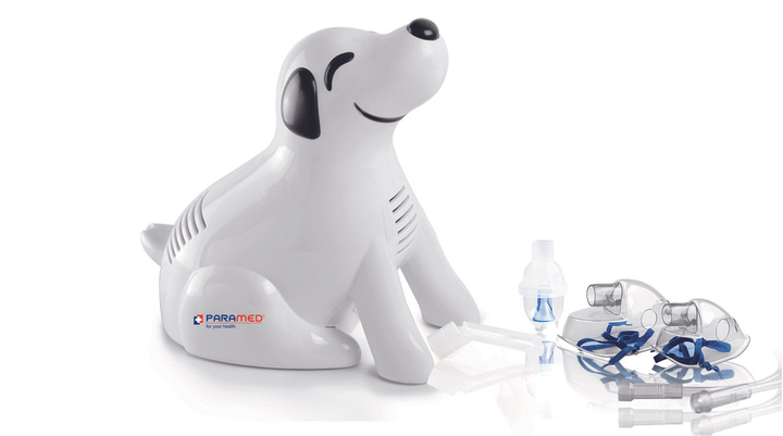 Небулайзер для дітей Paramed Puppy - інгалятор компресорний + промивач носа Rossmax - зображення 2