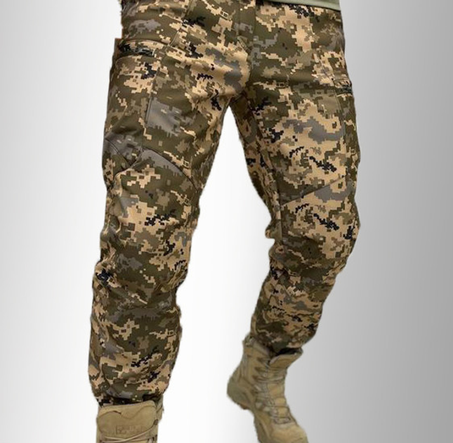 Тактические брюки SoftShell 46 Пиксель - изображение 1
