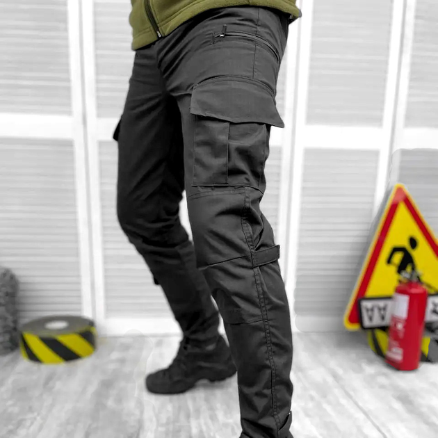 Тактичні брюки BРІ Rip Stop 60 Чорний - зображення 1